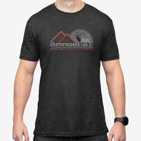 Magpul Wapiti T-Shirt in charcoal heather features a hunting theme print
